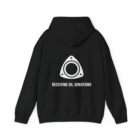 Receiving oil donations Hoodie
