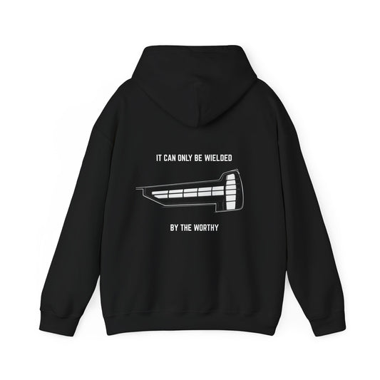 It can only be wielded by the worthy Hoodie