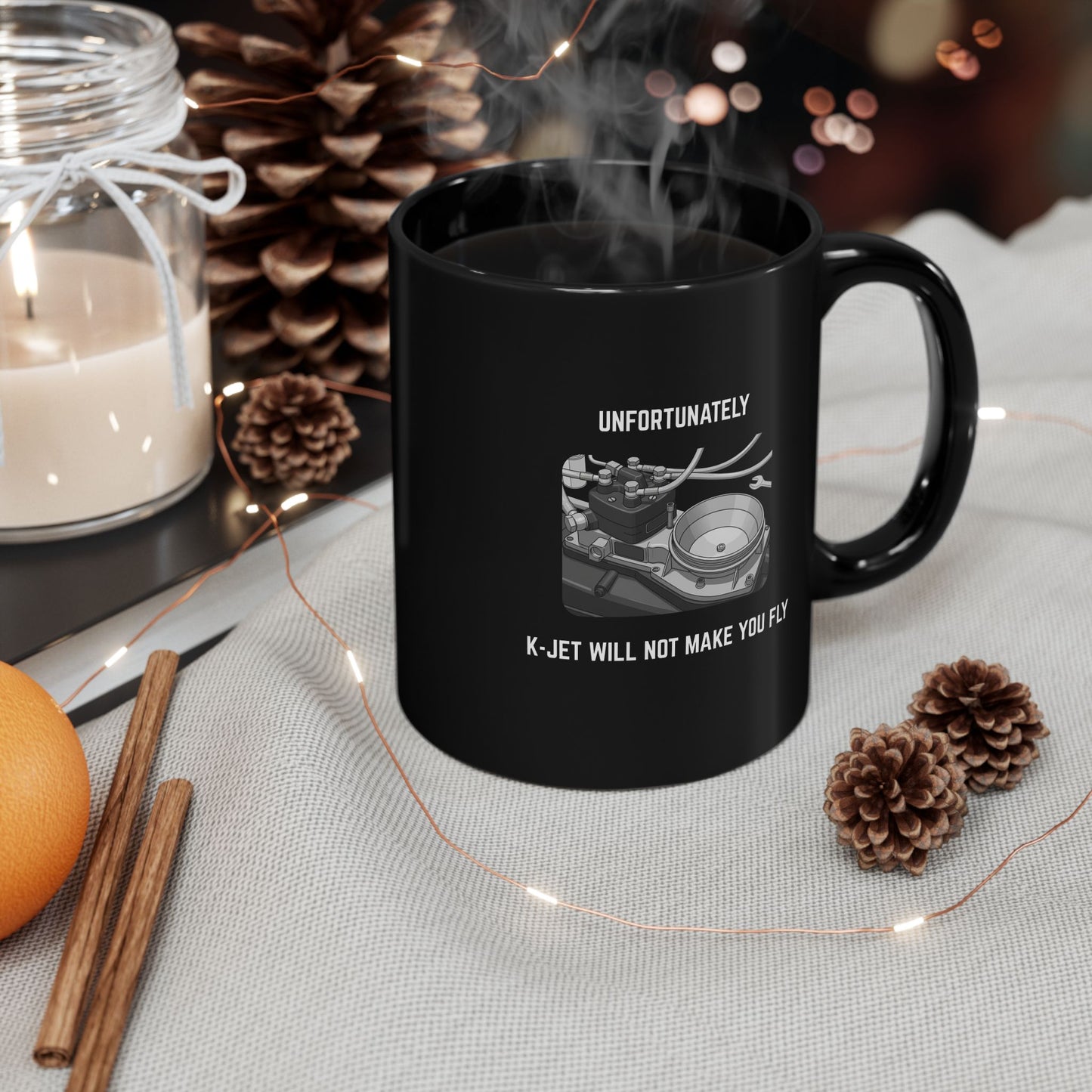 Unfortunately, K-Jet will not make you fly Coffee Mug - 11oz