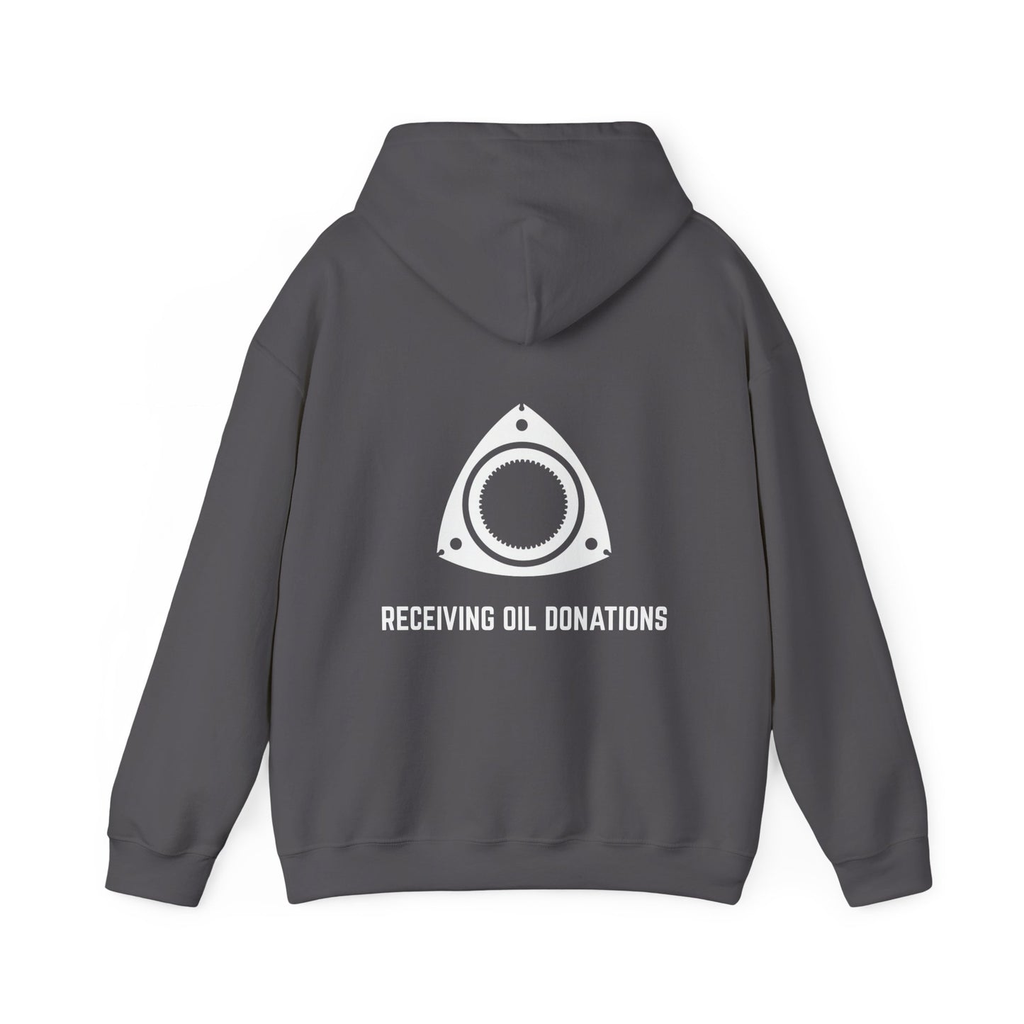 Receiving oil donations Hoodie