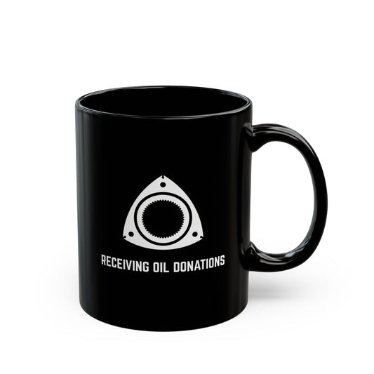 Receiving oil donations Coffee Mug - 11oz