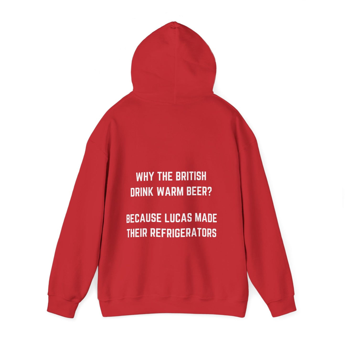 Why the British drink warm beer? Hoodie